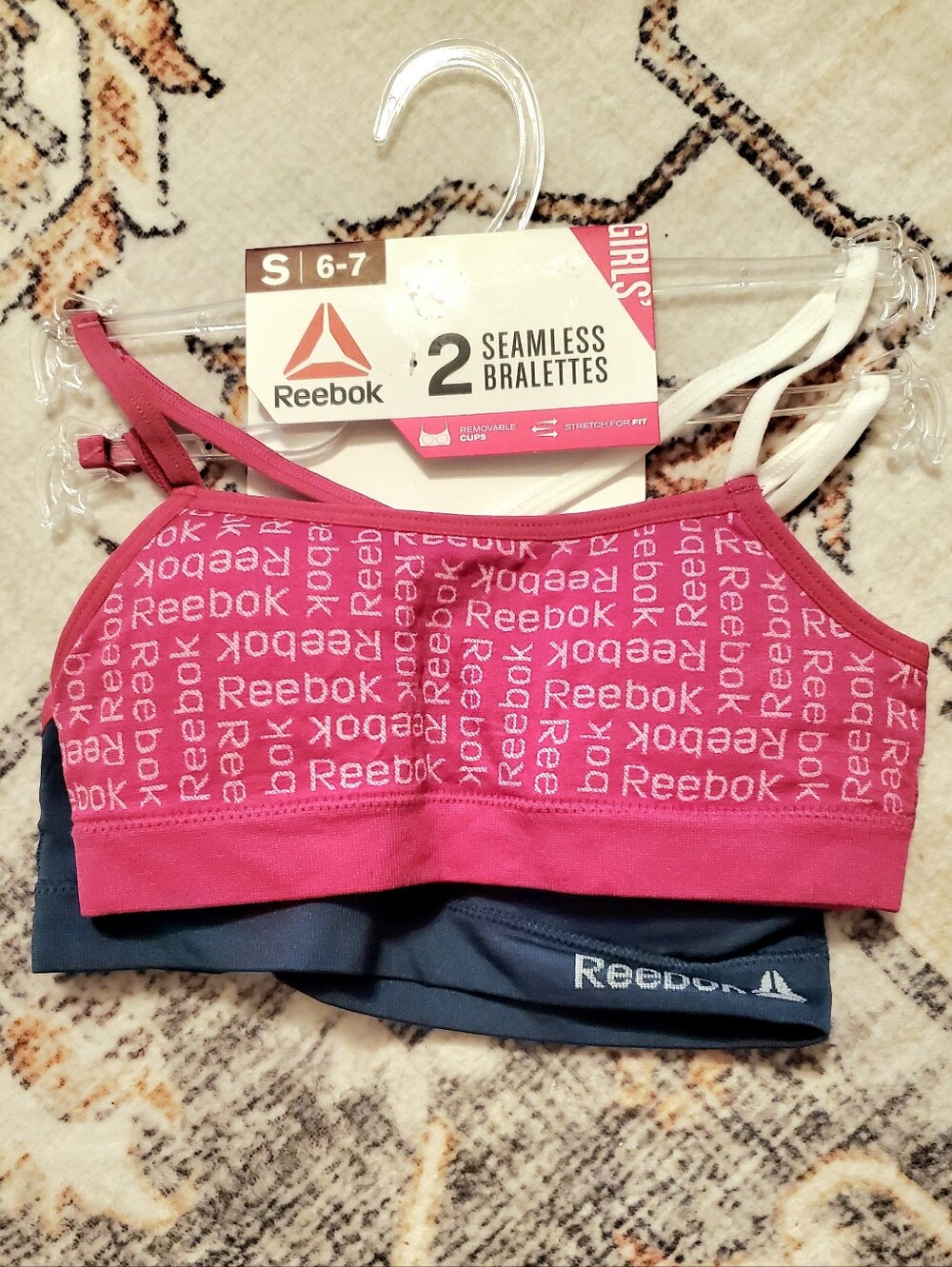 Girls Reebok Seamless Bralettes - Picture 5 of 5